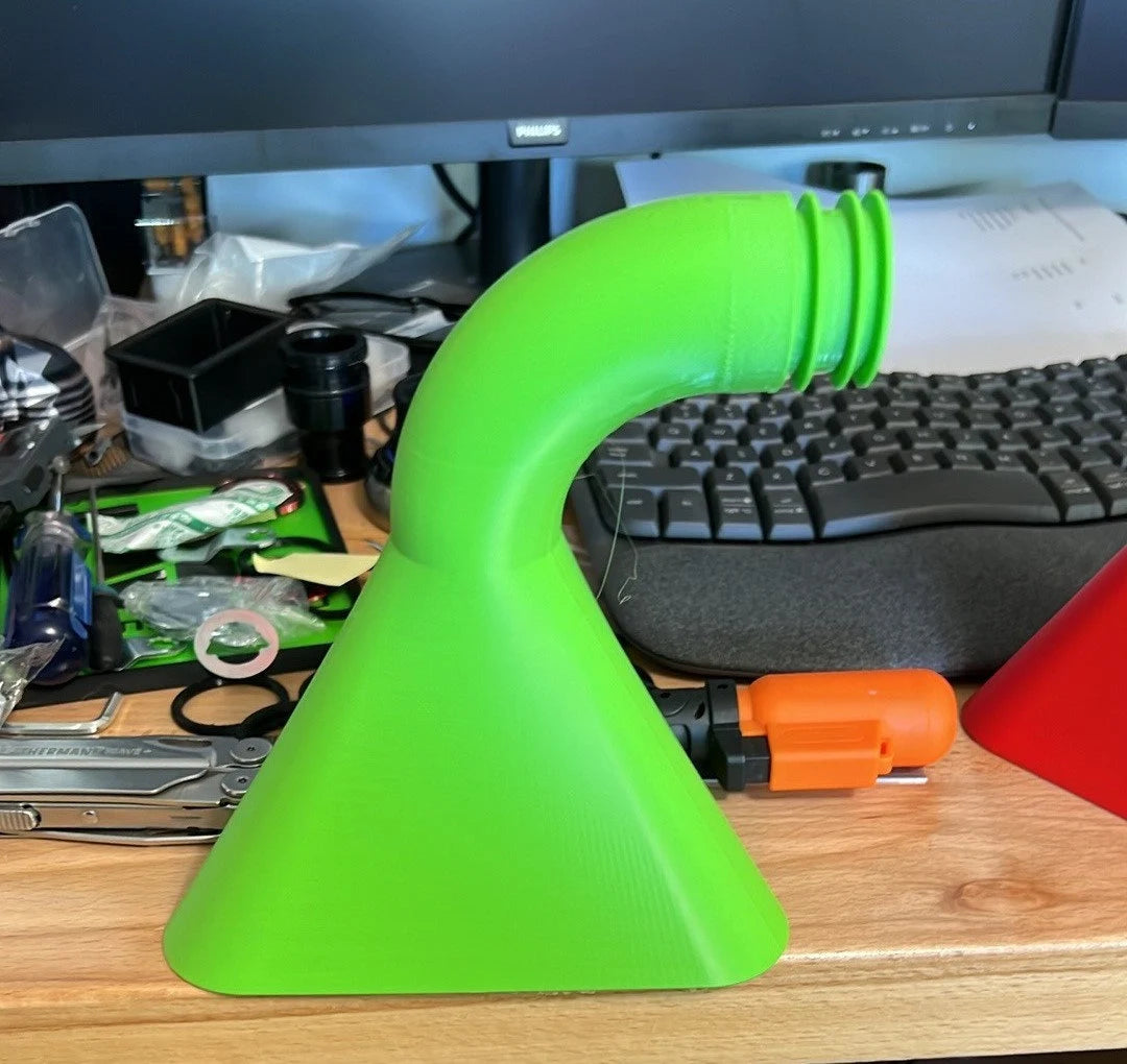 Burndown Tube Oil Funnel for Cunningham Machine Style Adapters, Oil Funnel, Funnel, Dragster, Alky Digger, Wet Sump, Motion, RCD - Wonderland 3D Printing