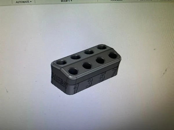 Spark Plug Holder for Reading, Indexing, or Setting Plugs - Wonderland 3D Printing