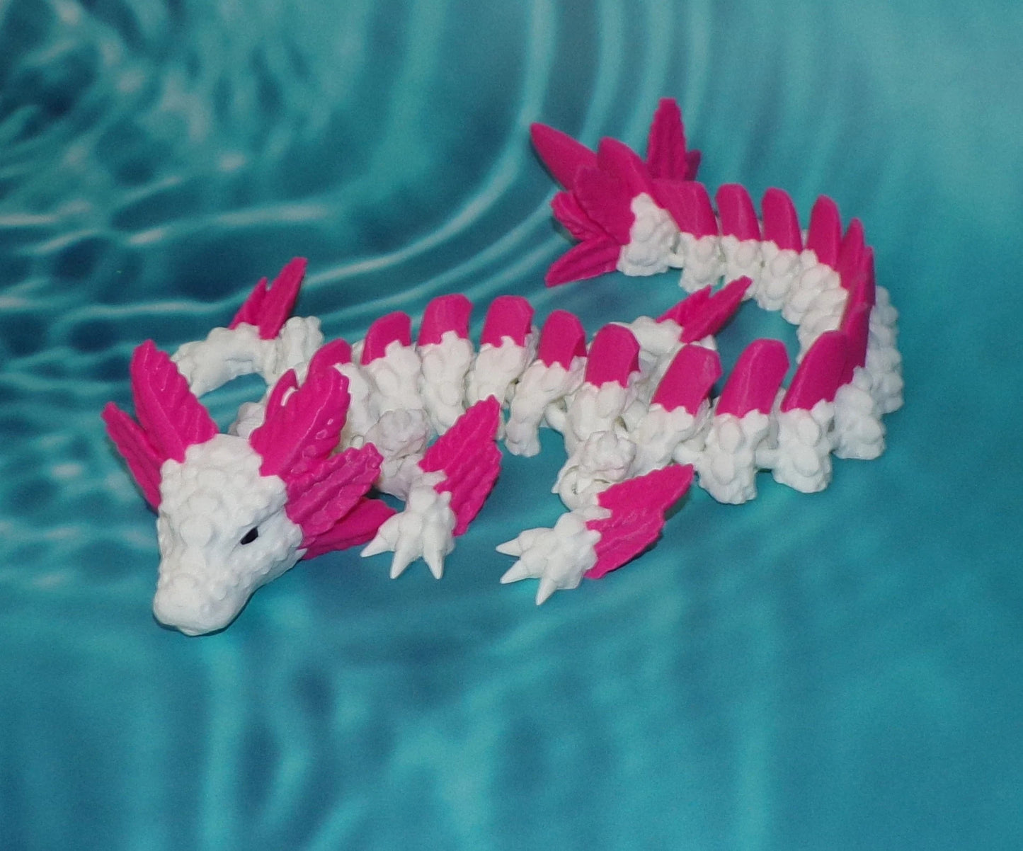 Axolotl Dragon: 3D Printed, Fully Articulated - Wonderland 3D Printing