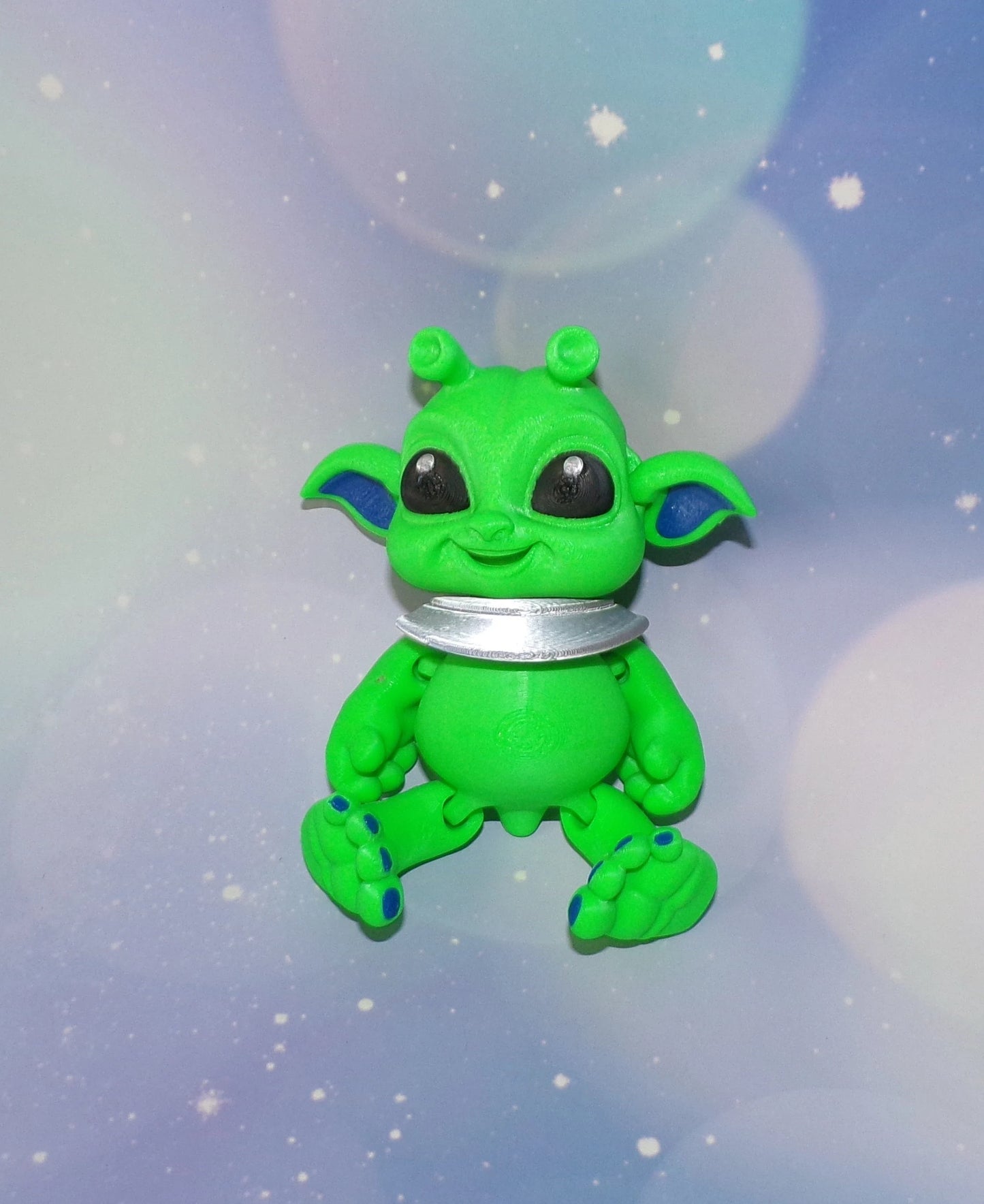 Alien baby 3D Printed Articulated Flexi Fidget Figurine