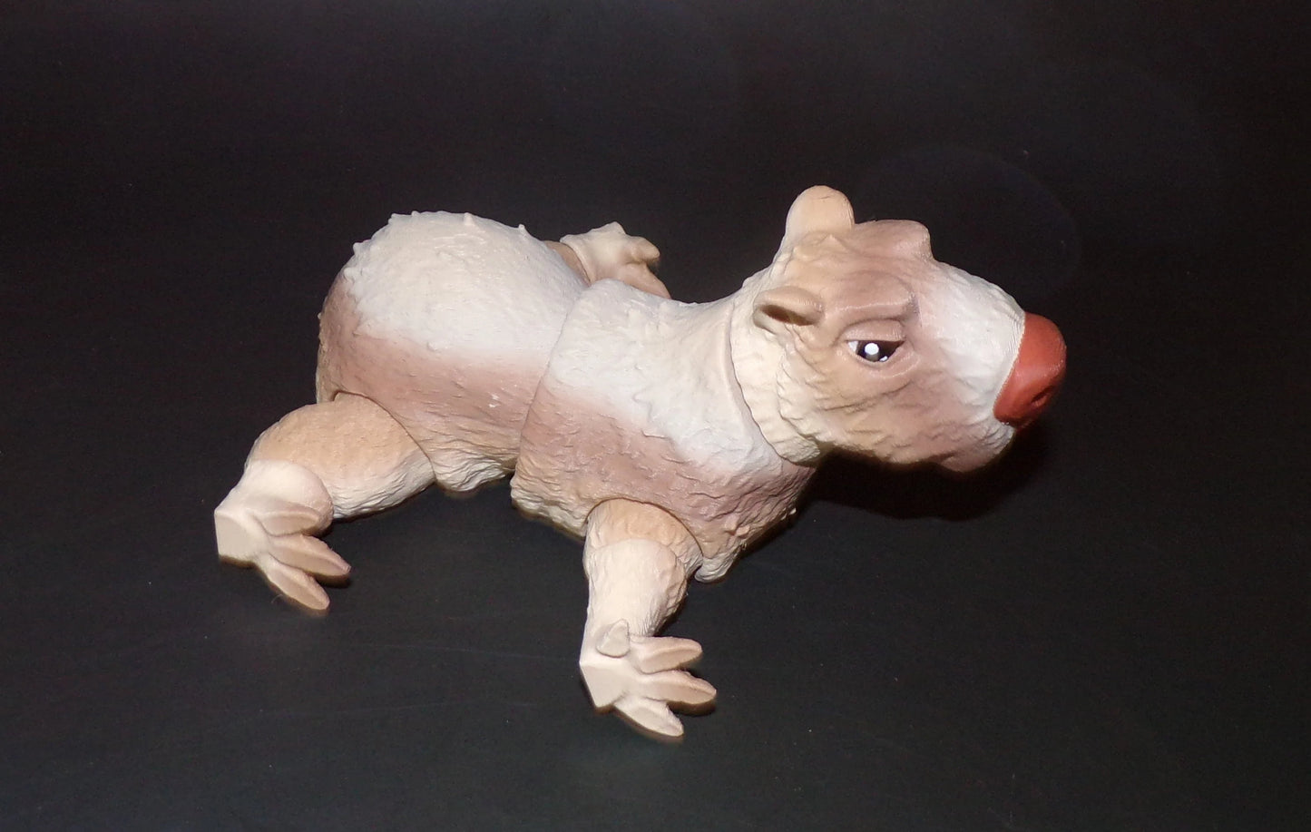 Capybara 3D Printed Articulated Figurine - Wonderland 3D Printing