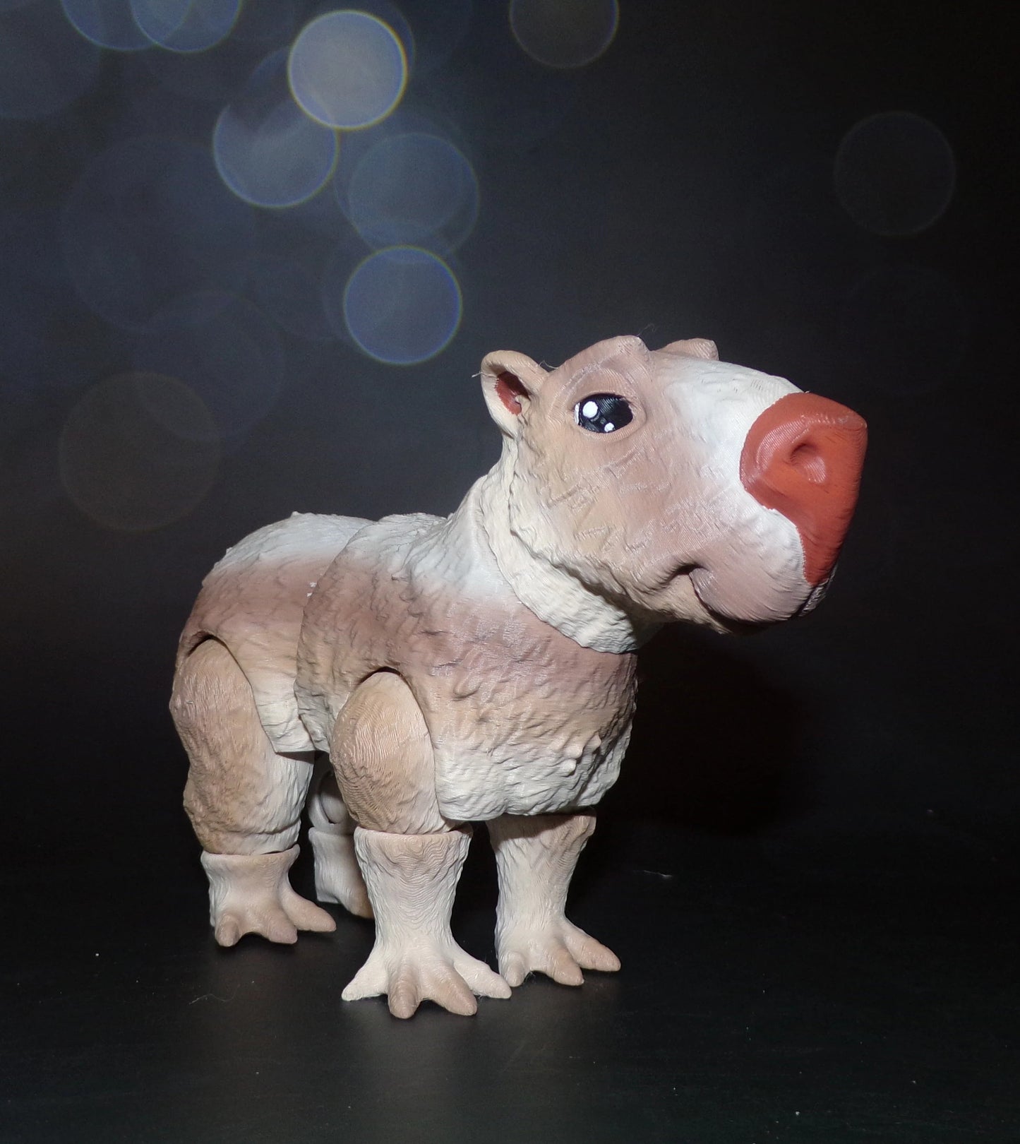 Capybara 3D Printed Articulated Figurine - Wonderland 3D Printing