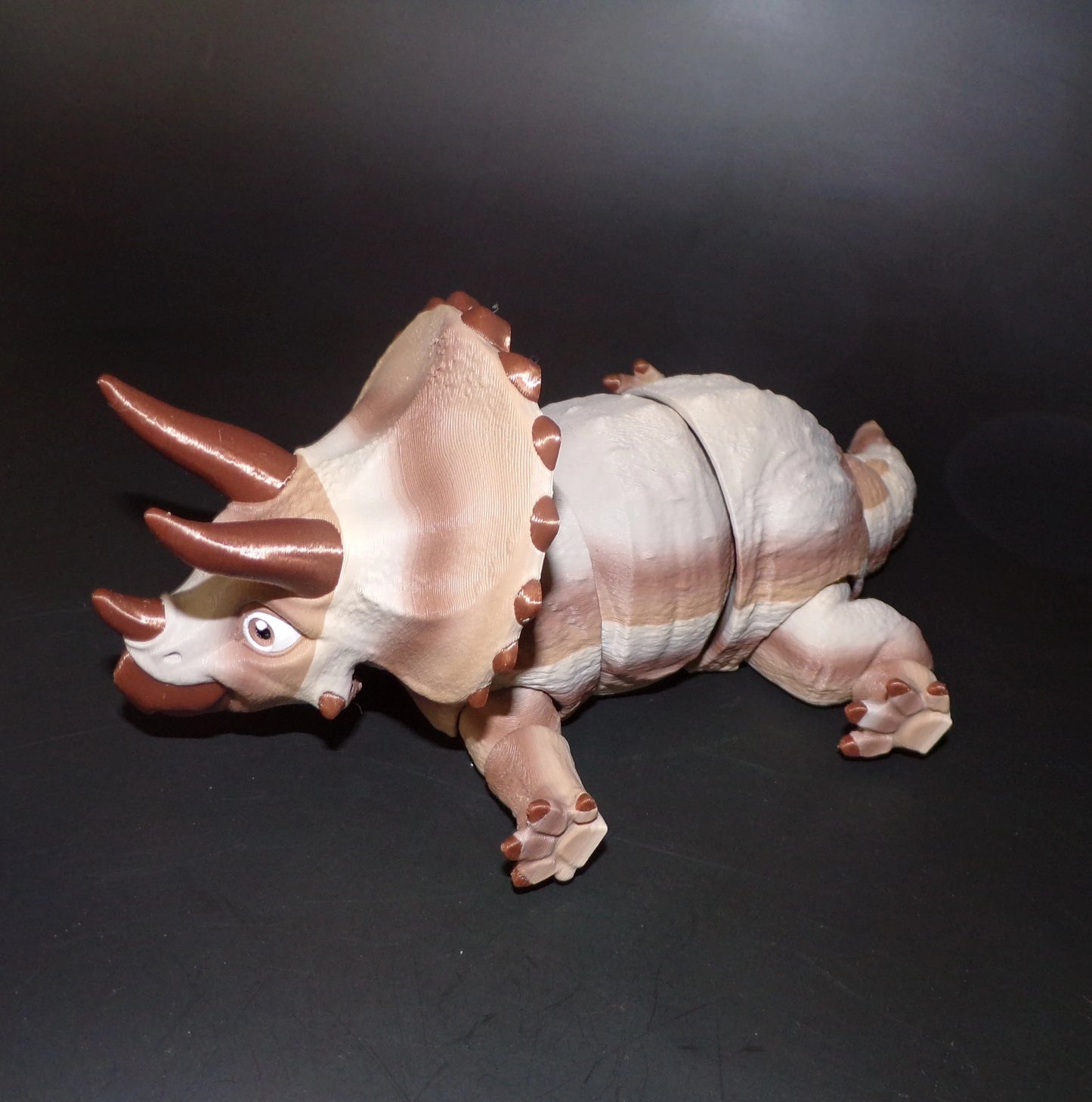 Triceratops: 3D Printed, Articulated - Wonderland 3D Printing