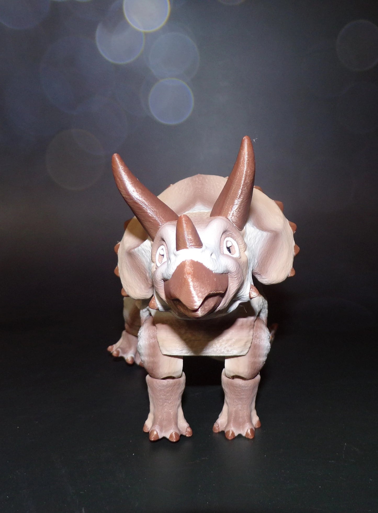 Triceratops: 3D Printed, Articulated - Wonderland 3D Printing
