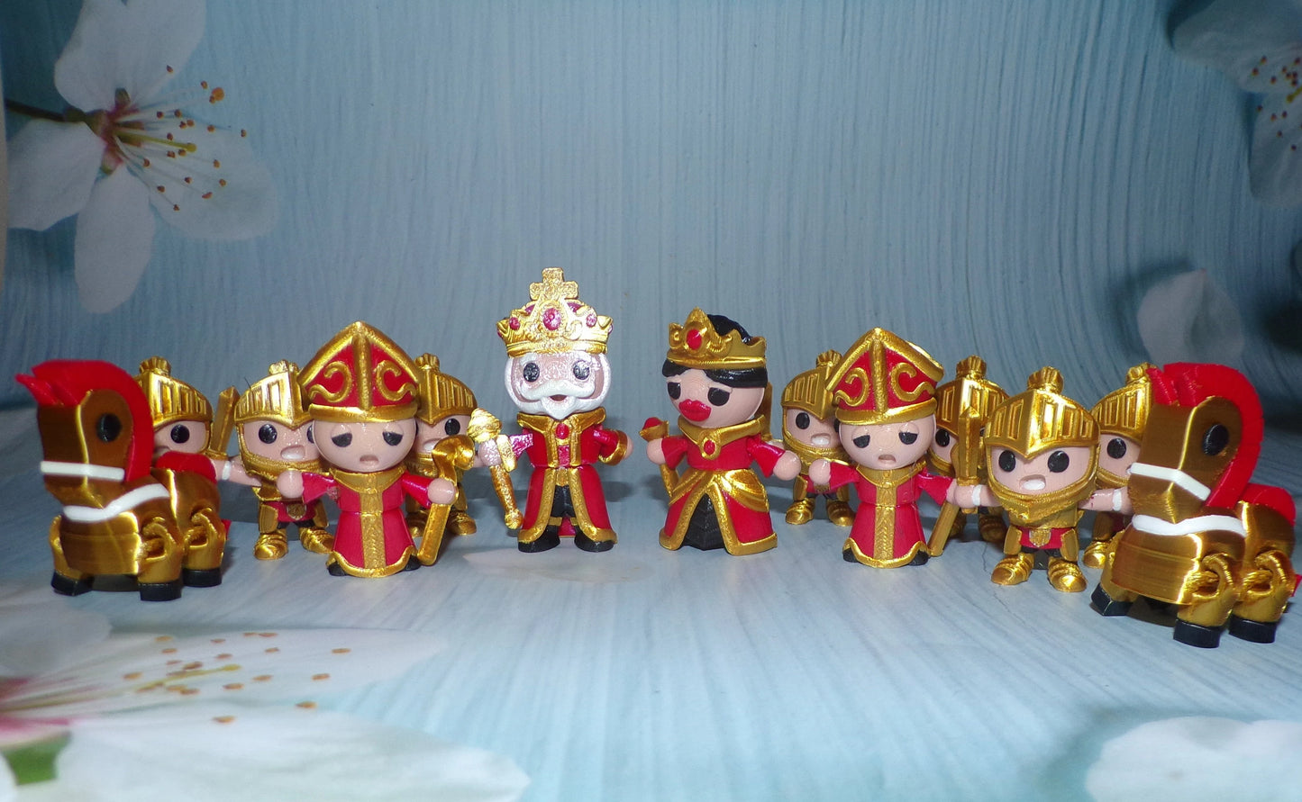 Chess Set - Wonderland 3D Printing