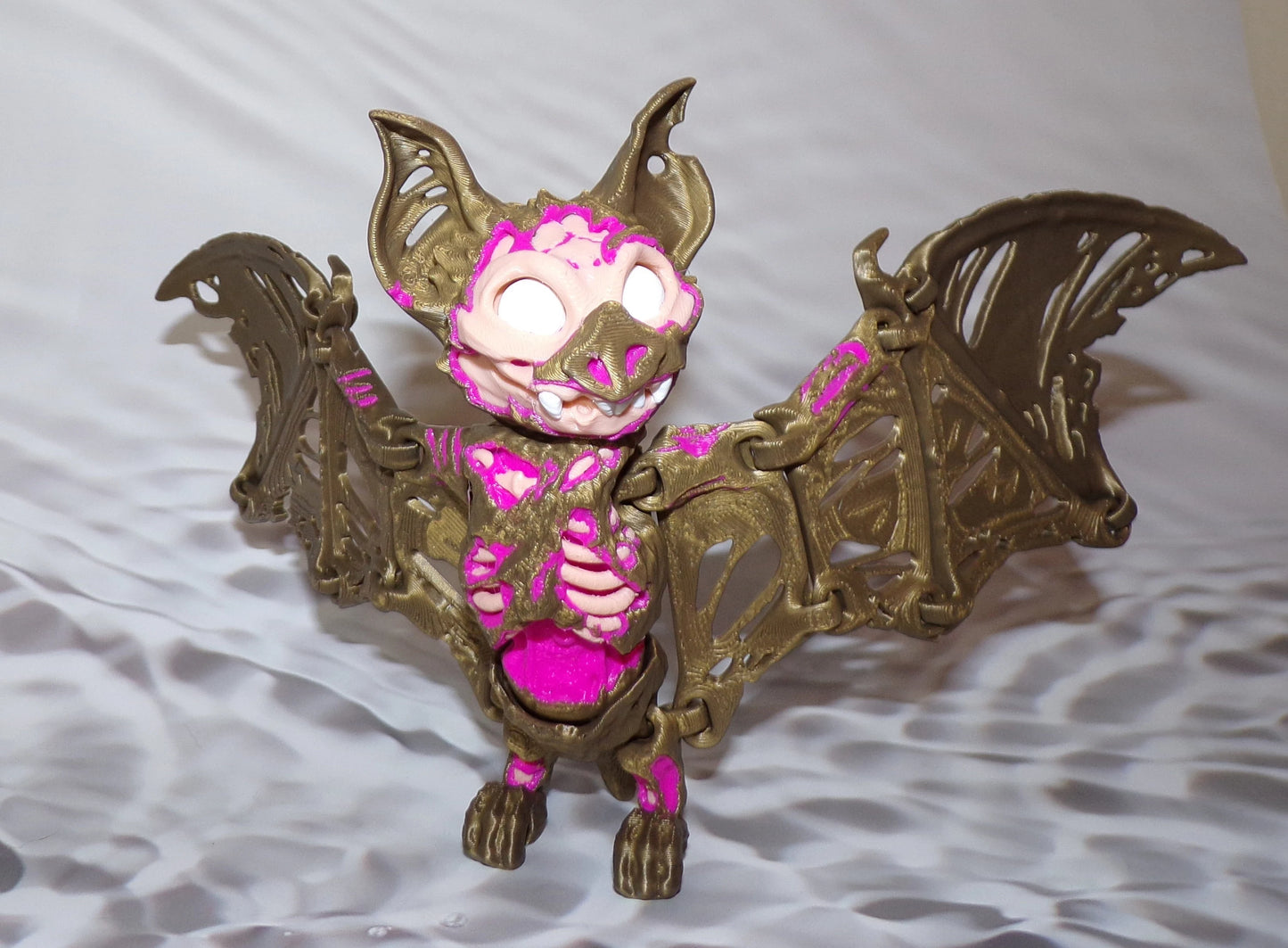 Zombie Bat: 3D Printed, Articulated - Wonderland 3D Printing