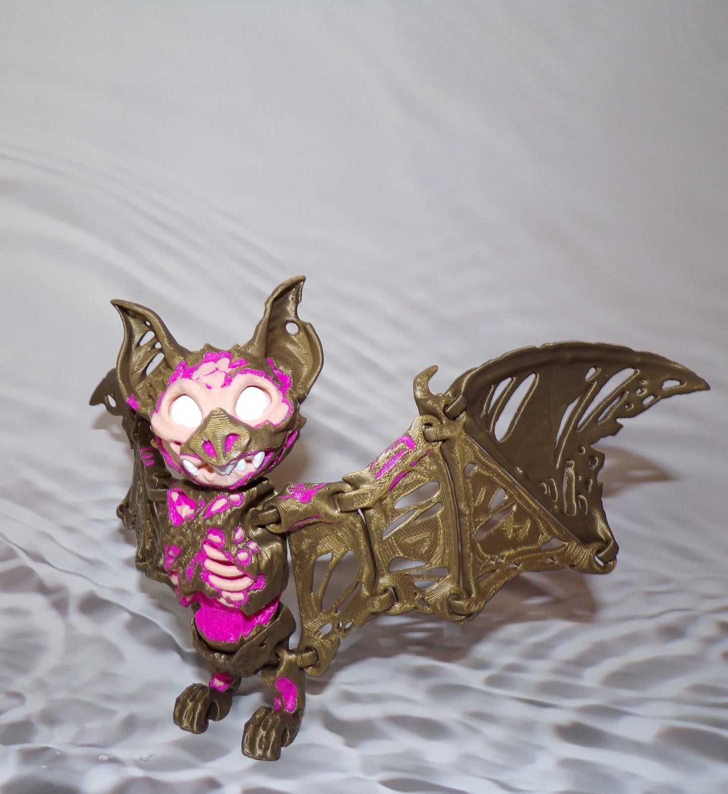 Zombie Bat: 3D Printed, Articulated - Wonderland 3D Printing