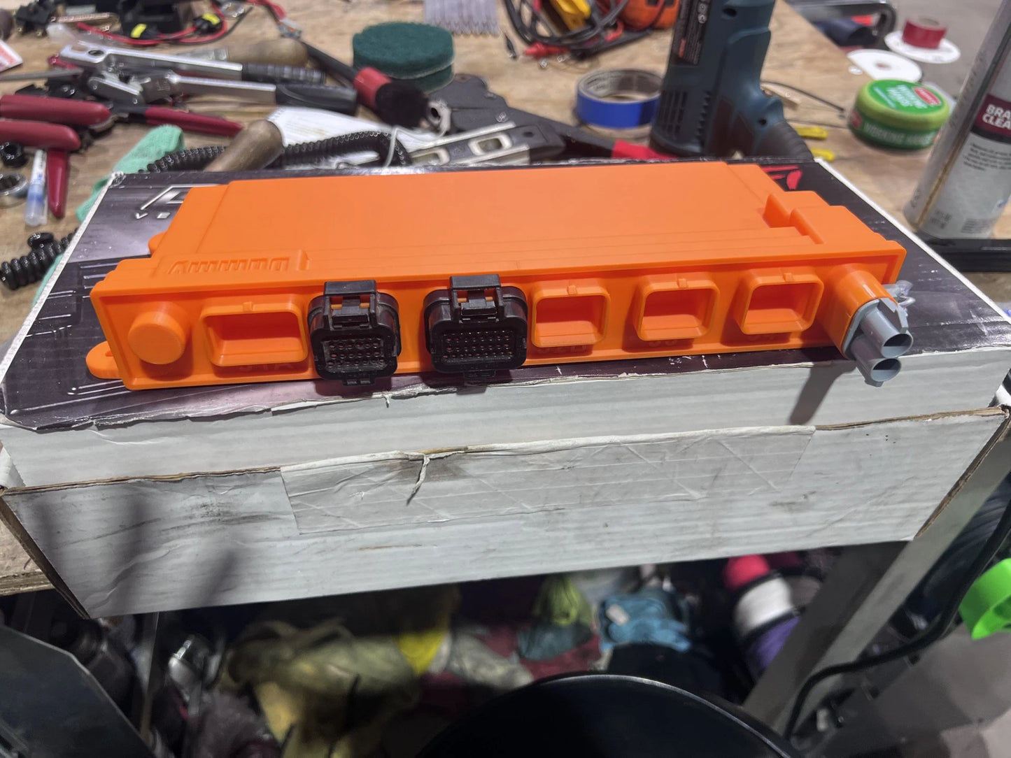 Holley Dominator ECU Dummy for Mockup Fabrication, Customizable - Wonderland 3D Printing
