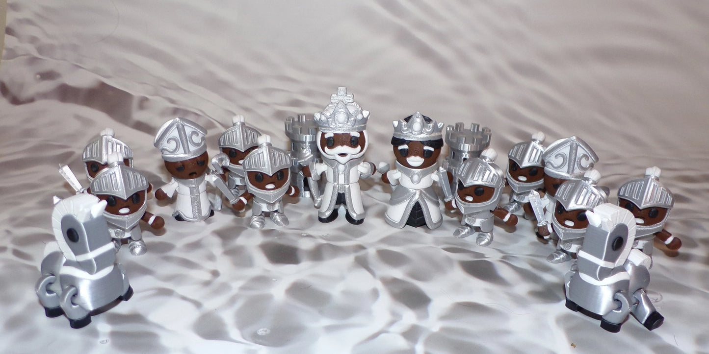 Chess Set - Wonderland 3D Printing