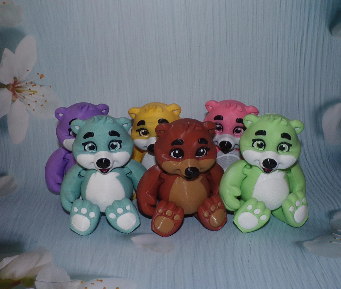 Teddy Bear 3D Printed Articulated Figurine - Wonderland 3D Printing
