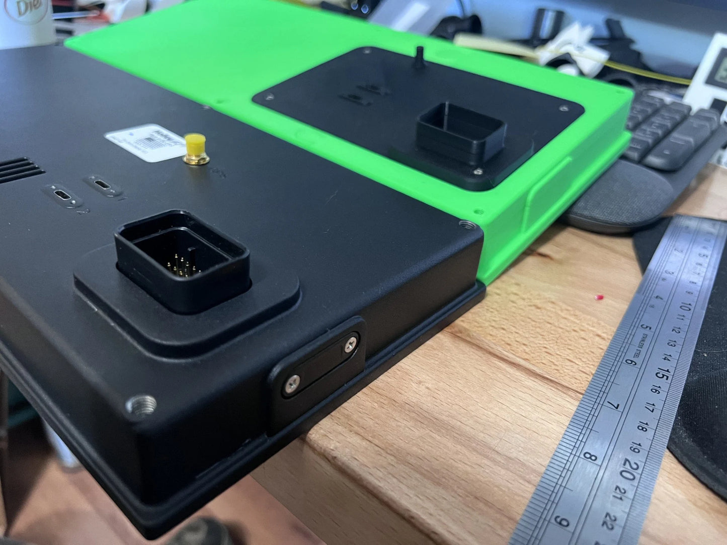 Holley Pro Dash 12.3 Dummy for Mockup Fabrication, ECU Dummy, Customization available. - Wonderland 3D Printing