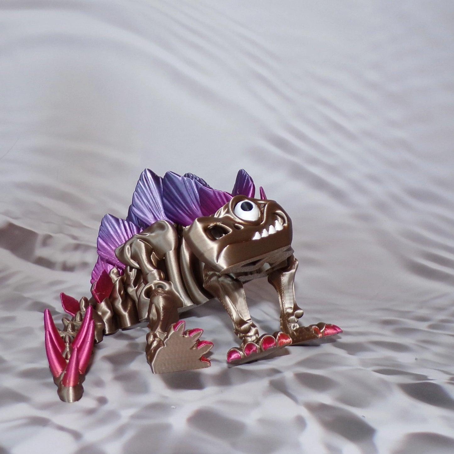 Stegosaurus Skeleton: 3D Printed, Articulated - Wonderland 3D Printing