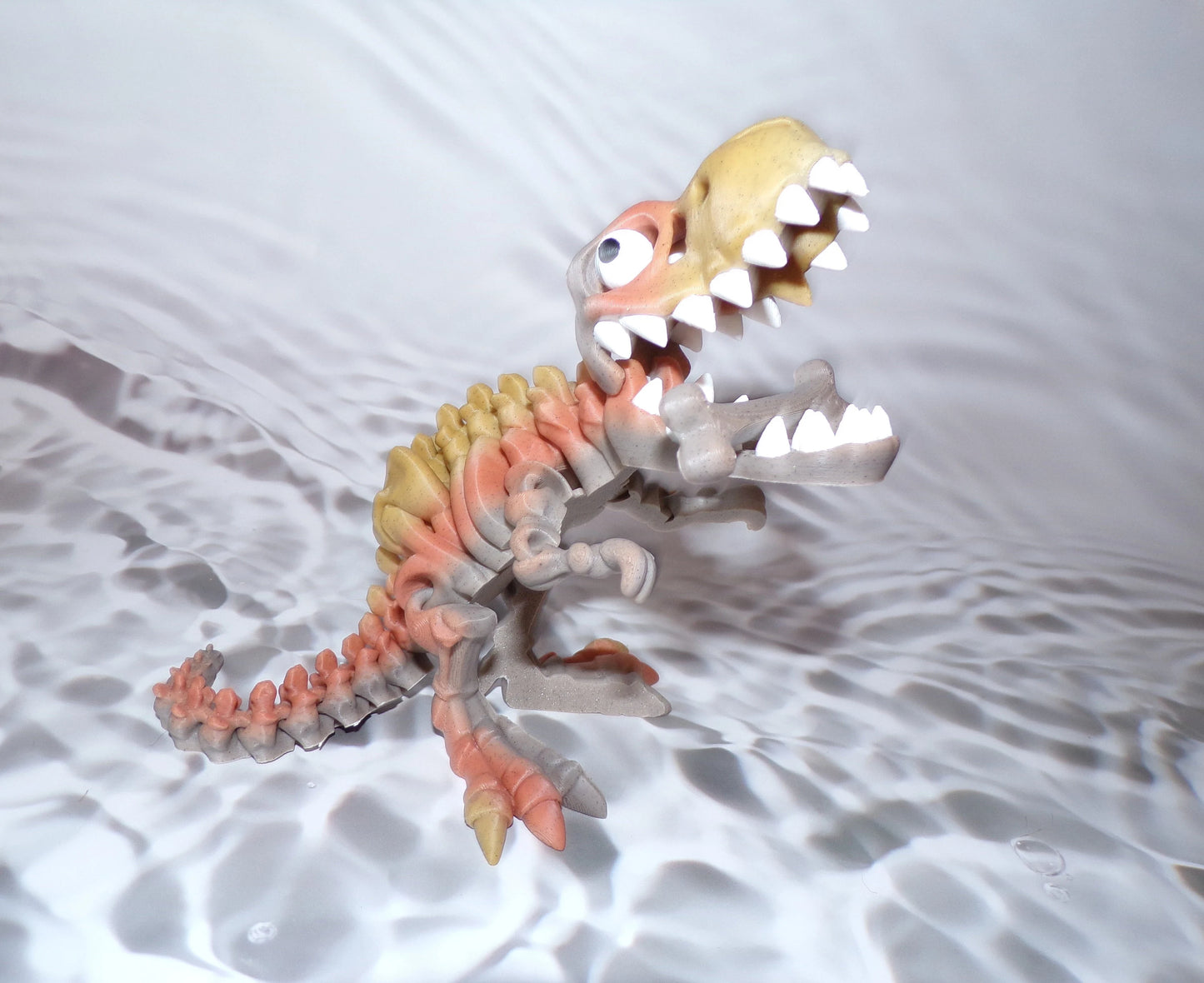 T-Rex Skeleton : 3D Printing Articulated - Wonderland 3D Printing