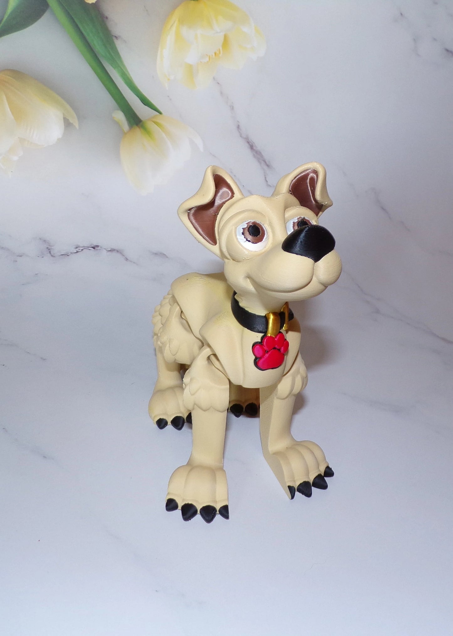 Dog:3D Printed, Articulated Dog - Wonderland 3D Printing