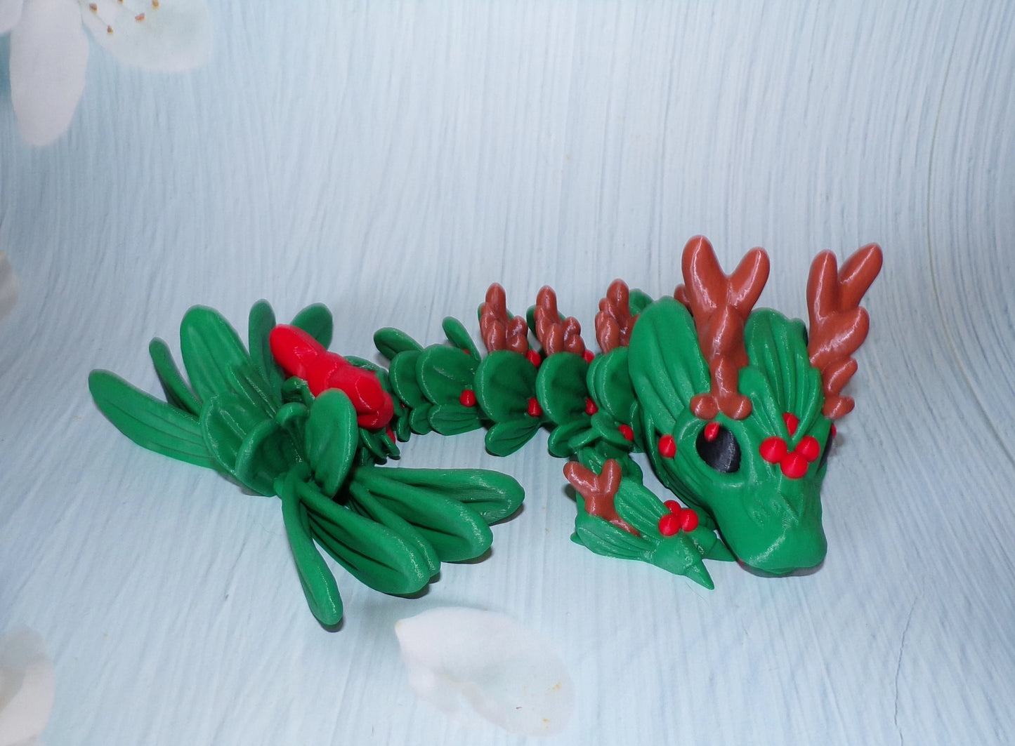 Mistletoe Baby Dragon - Wonderland 3D Printing