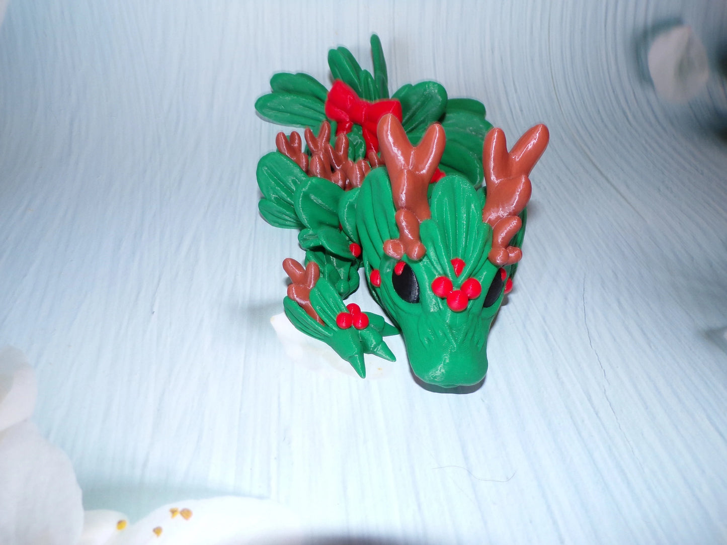 Mistletoe Baby Dragon - Wonderland 3D Printing