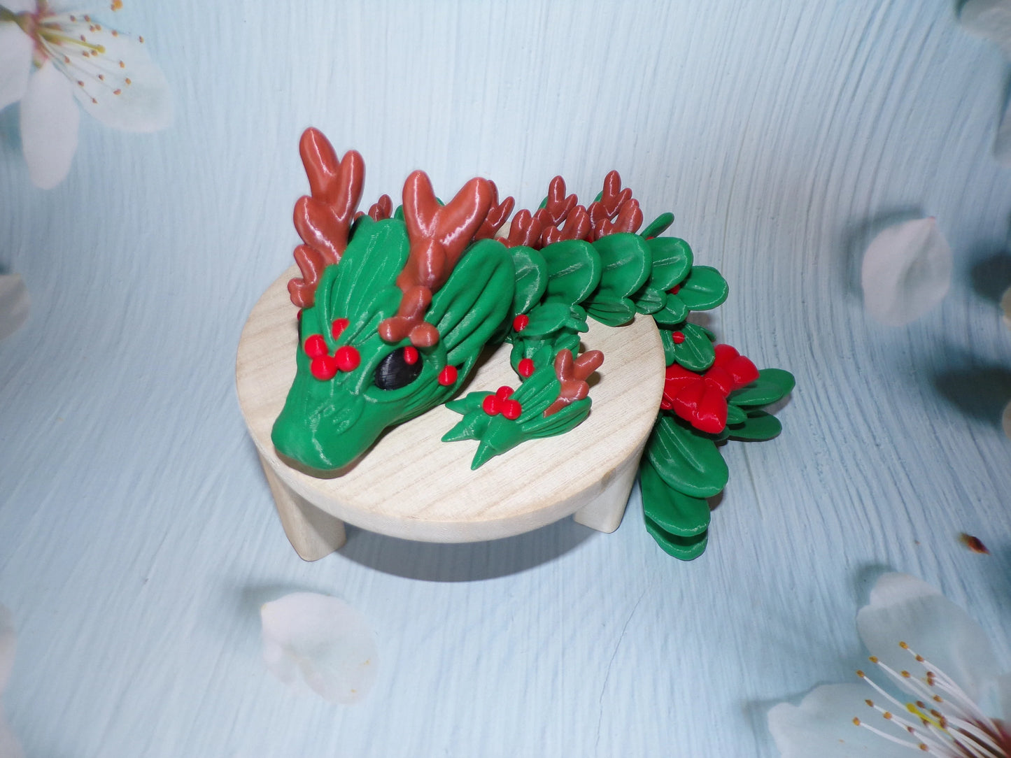 Mistletoe Baby Dragon - Wonderland 3D Printing