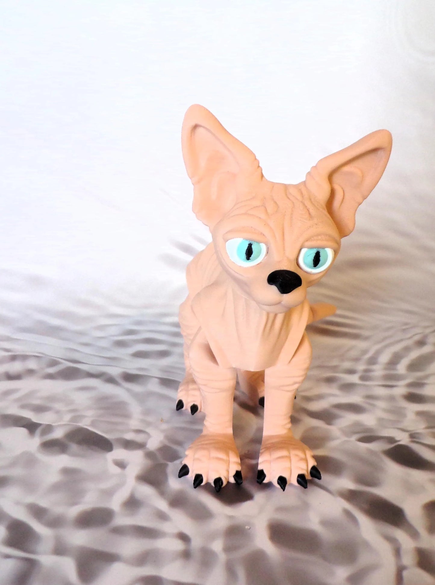 Sphinx Cat 3D Printed Articulated Figurine - Wonderland 3D Printing