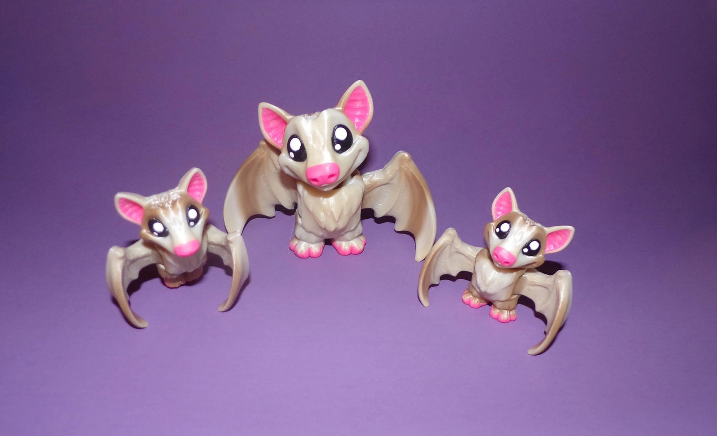 Fruit Bat: 3D Printed Fully Articulated Fruit Bat - Wonderland 3D Printing