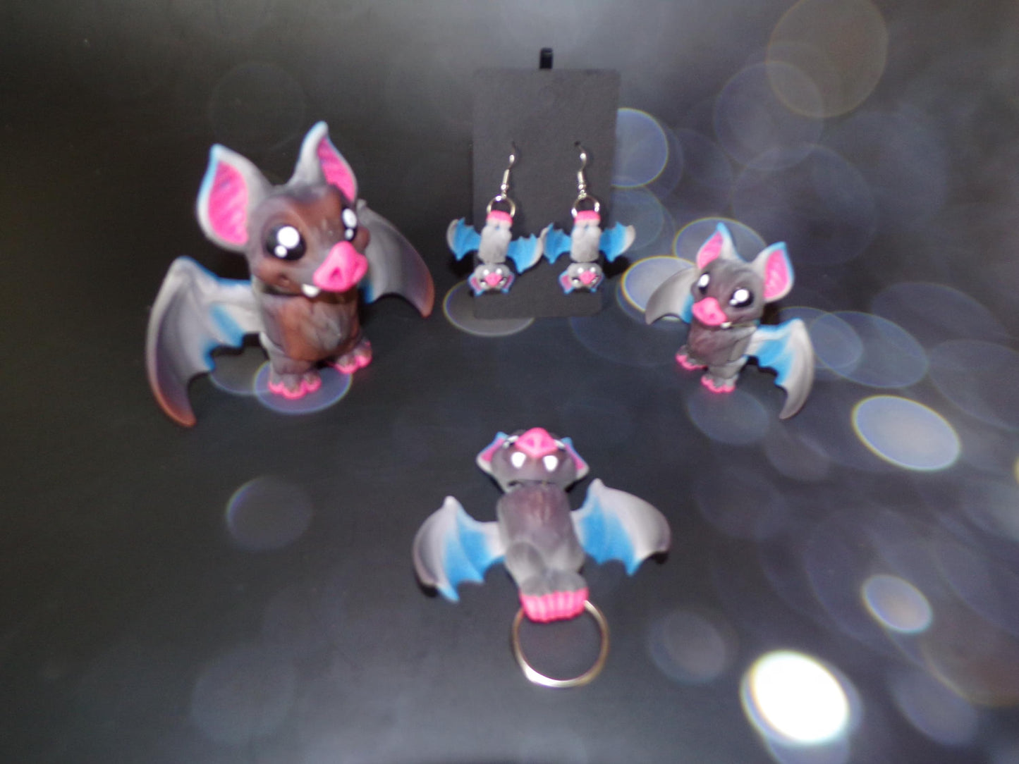 Vampire Bat: 3D Printed Fully Articulated Flexi Fidget - Wonderland 3D Printing