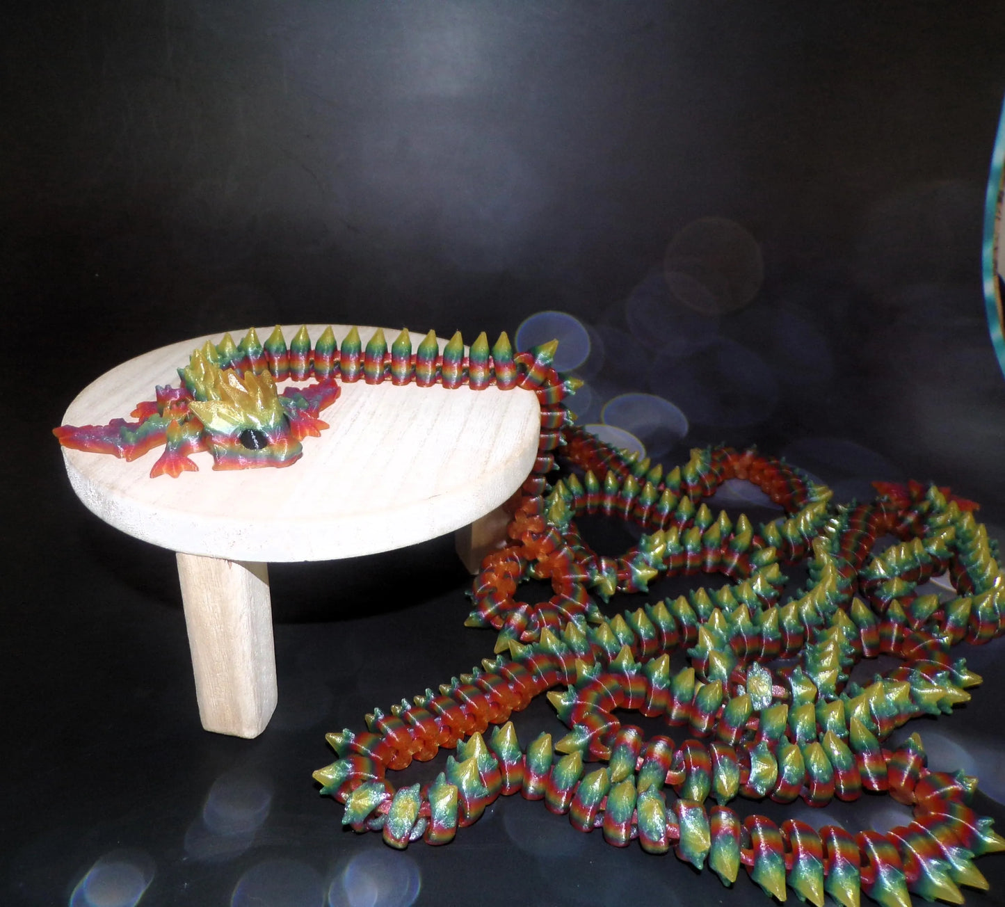 Tiny X-Long Crystal Wing Dragon 6.5 ft Long - Wonderland 3D Printing