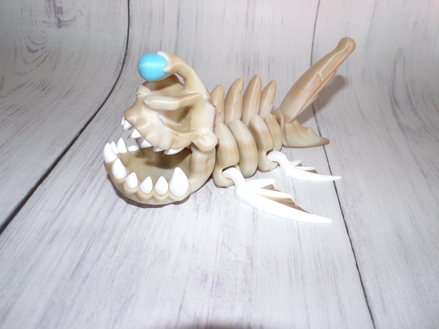 Angler Fish-3D Printed Articulated Figurine - Wonderland 3D Printing