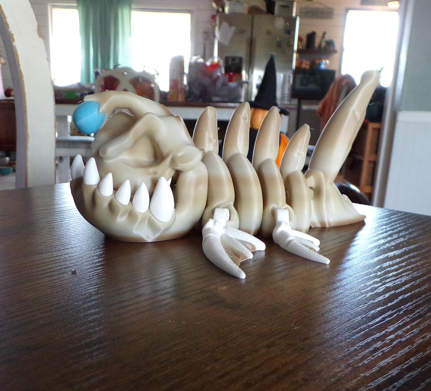 Angler Fish-3D Printed Articulated Figurine - Wonderland 3D Printing