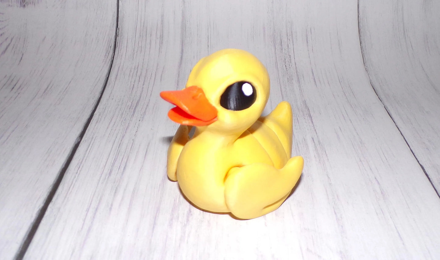 Duck 3D Printed Articulated Fidget Toy - Wonderland 3D Printing