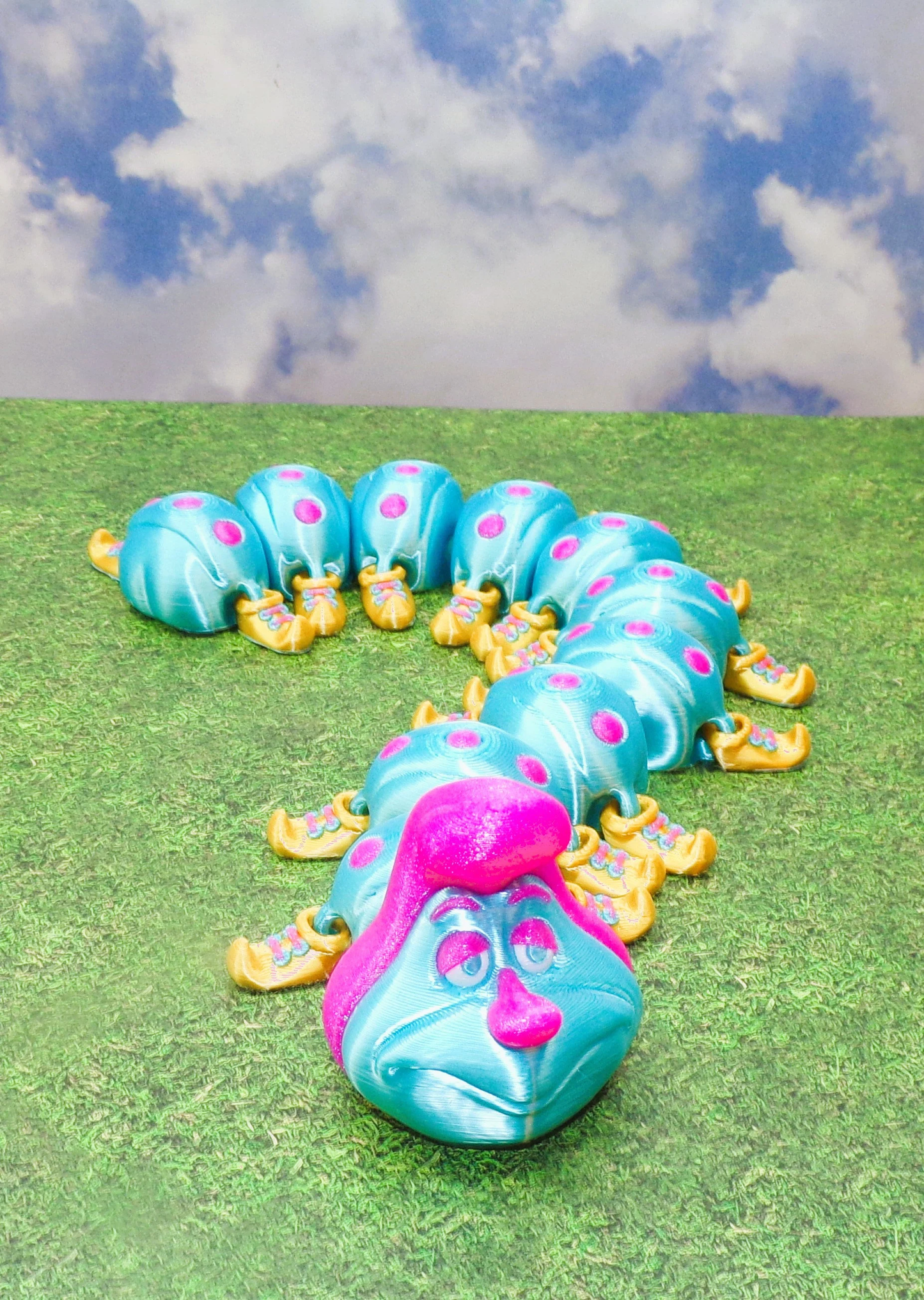 Caterpillar: 3D Printed Flexi - Wonderland 3D Printing