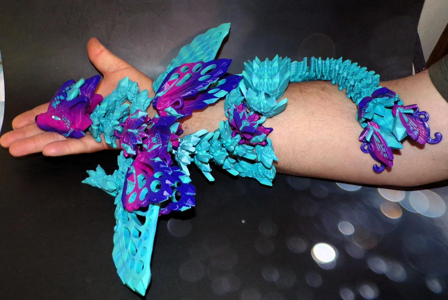 Wolf Dragon: 3D Printed Articulated - Wonderland 3D Printing