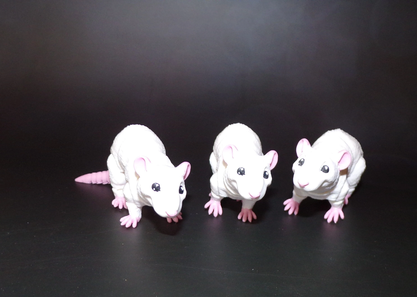 Rat: 3D Printed Articulated - Wonderland 3D Printing