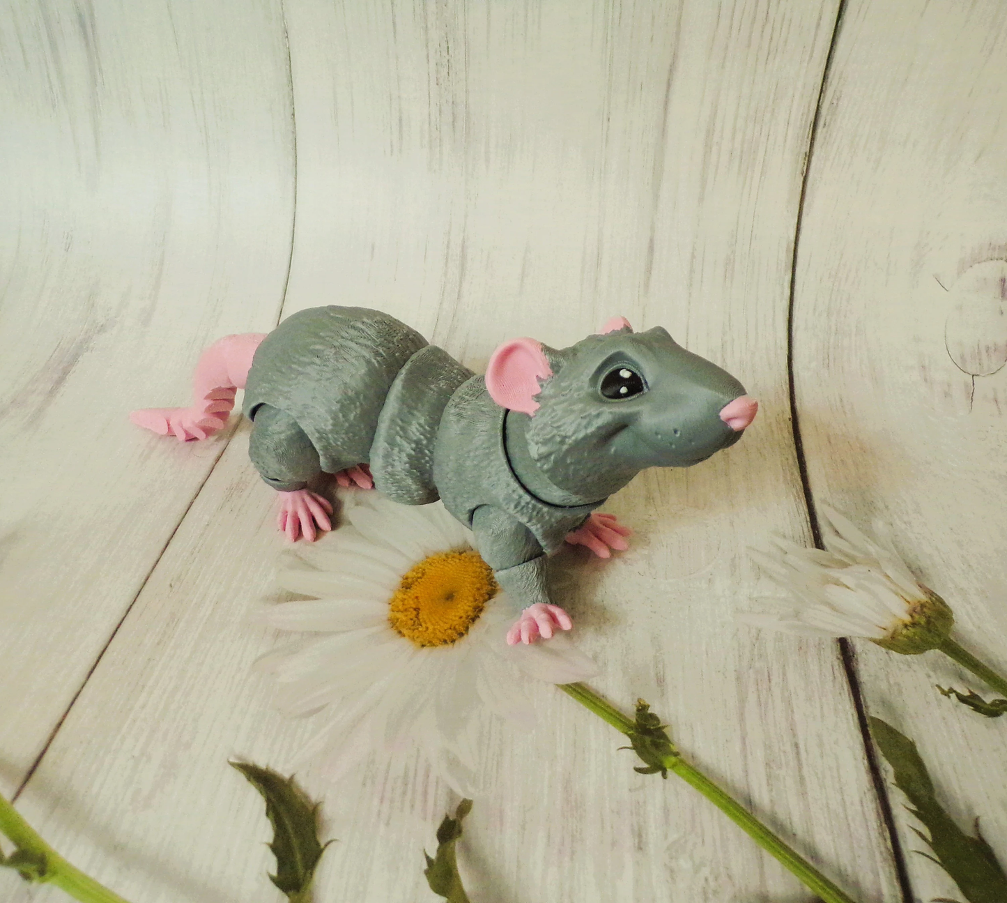 Rat: 3D Printed Articulated - Wonderland 3D Printing