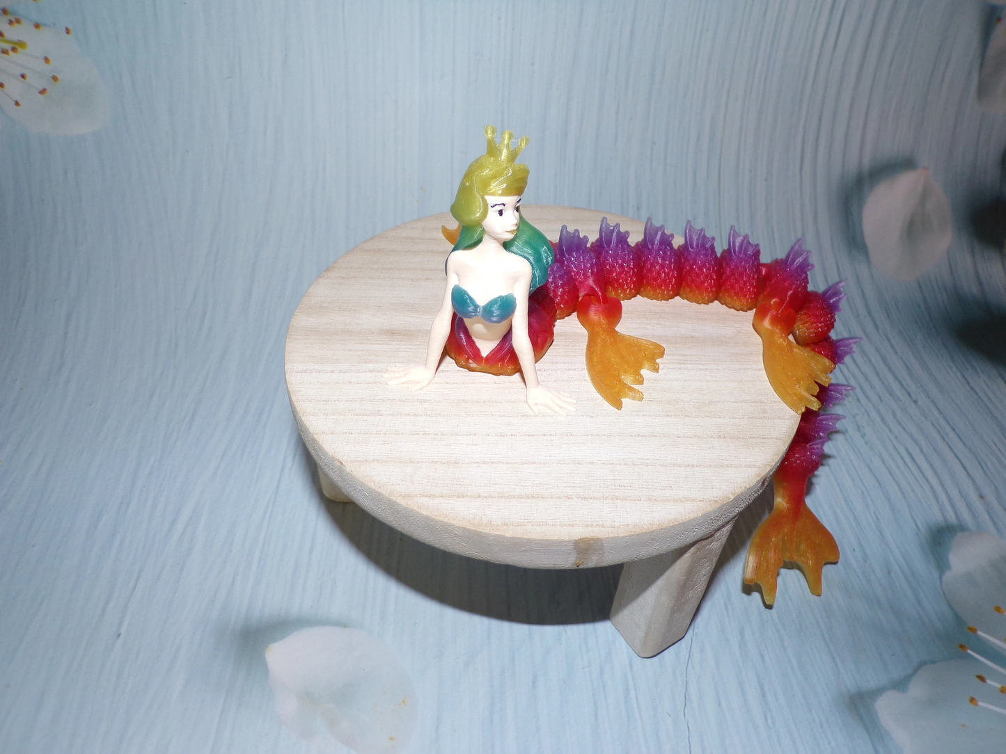 Mermaid: 3D Printed Articulated - Wonderland 3D Printing