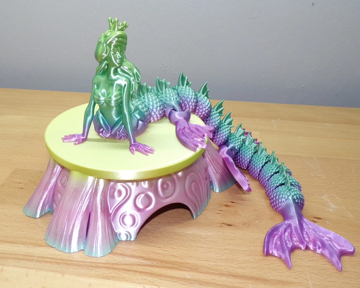 Mermaid: 3D Printed Articulated - Wonderland 3D Printing