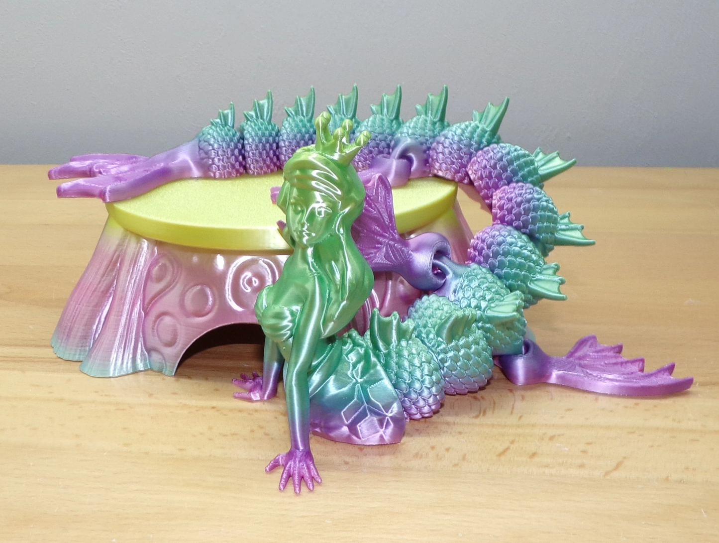 Mermaid: 3D Printed Articulated - Wonderland 3D Printing