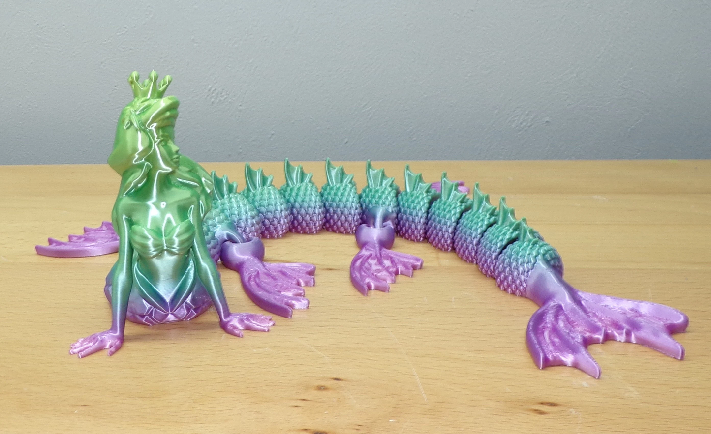 Mermaid: 3D Printed Articulated - Wonderland 3D Printing