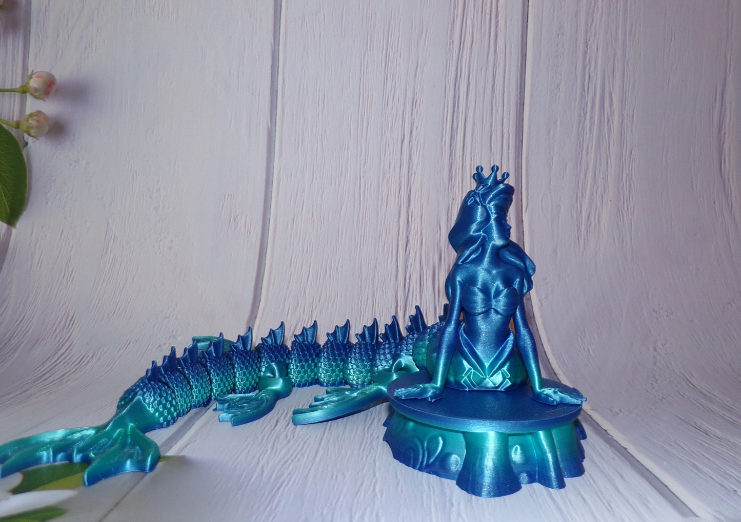 Mermaid: 3D Printed Articulated - Wonderland 3D Printing