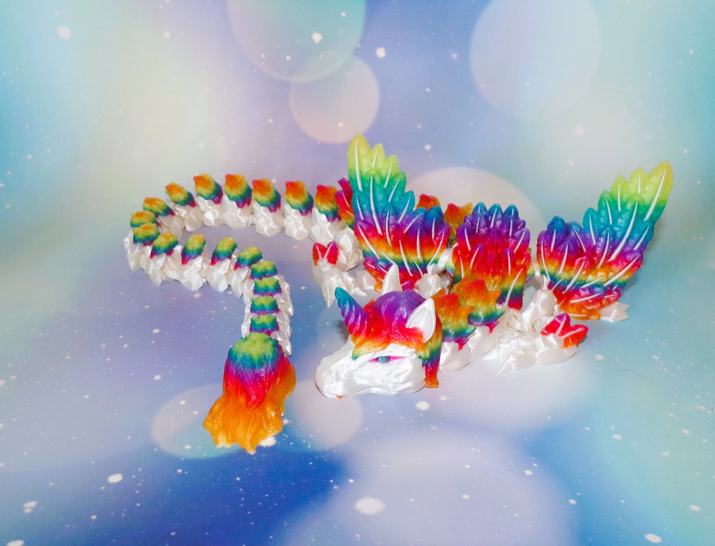 Alicorn: 3d Printed Articulated - Wonderland 3D Printing