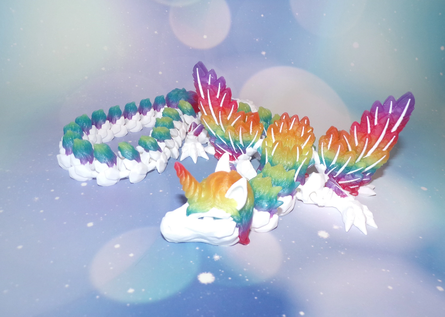 Alicorn: 3d Printed Articulated - Wonderland 3D Printing