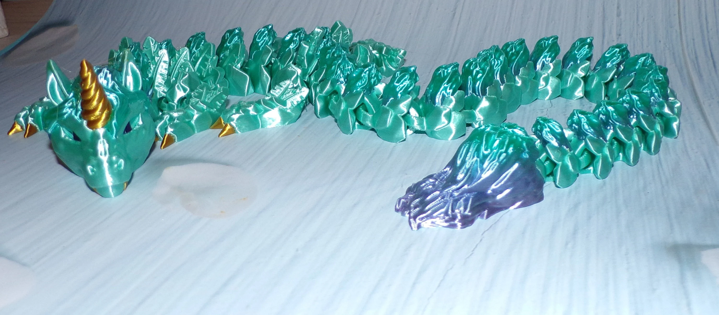 Alicorn (Wingless): 3D Printed Articulated - Wonderland 3D Printing