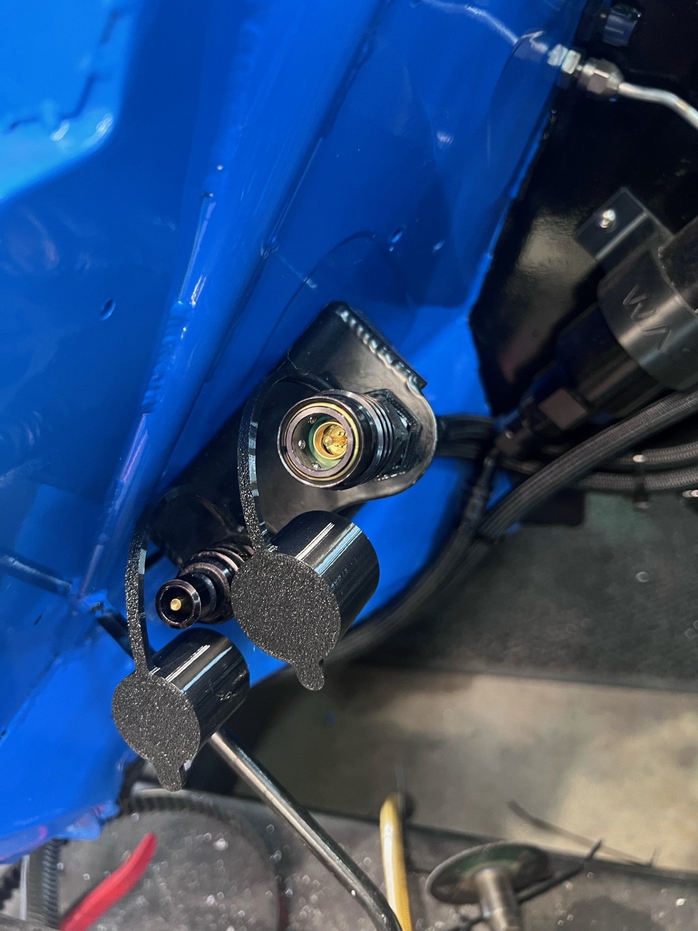 Remote Transmission Cooler Quick Disconnect Dust Caps with Tethers - Wonderland 3D Printing