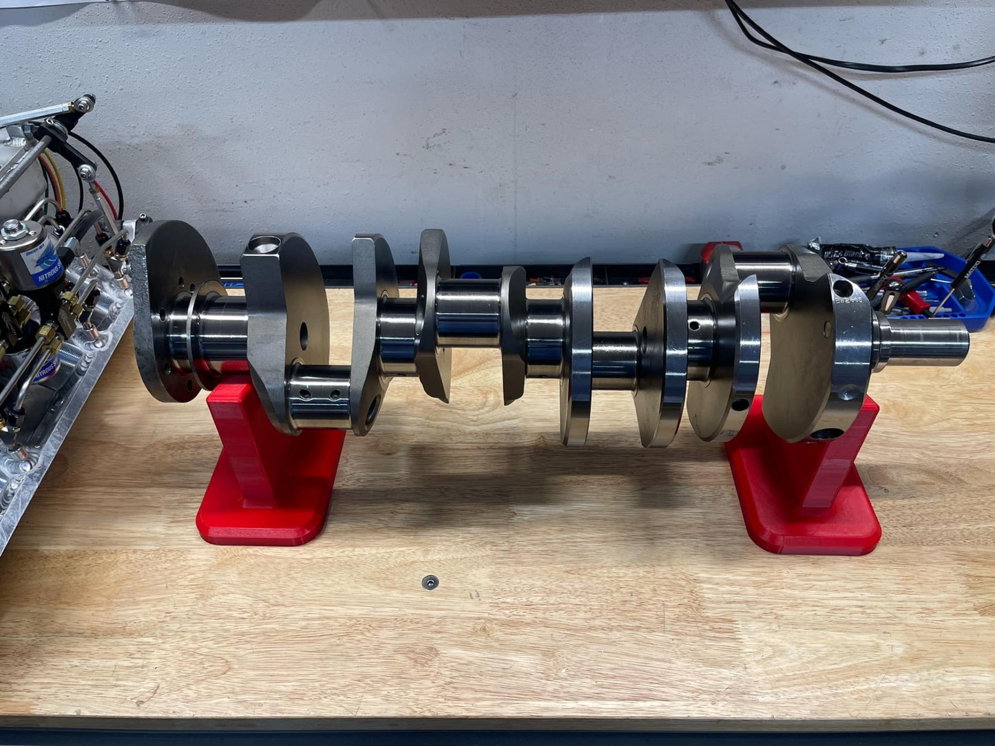 Crank Shaft Stand, Customizable - Wonderland 3D Printing