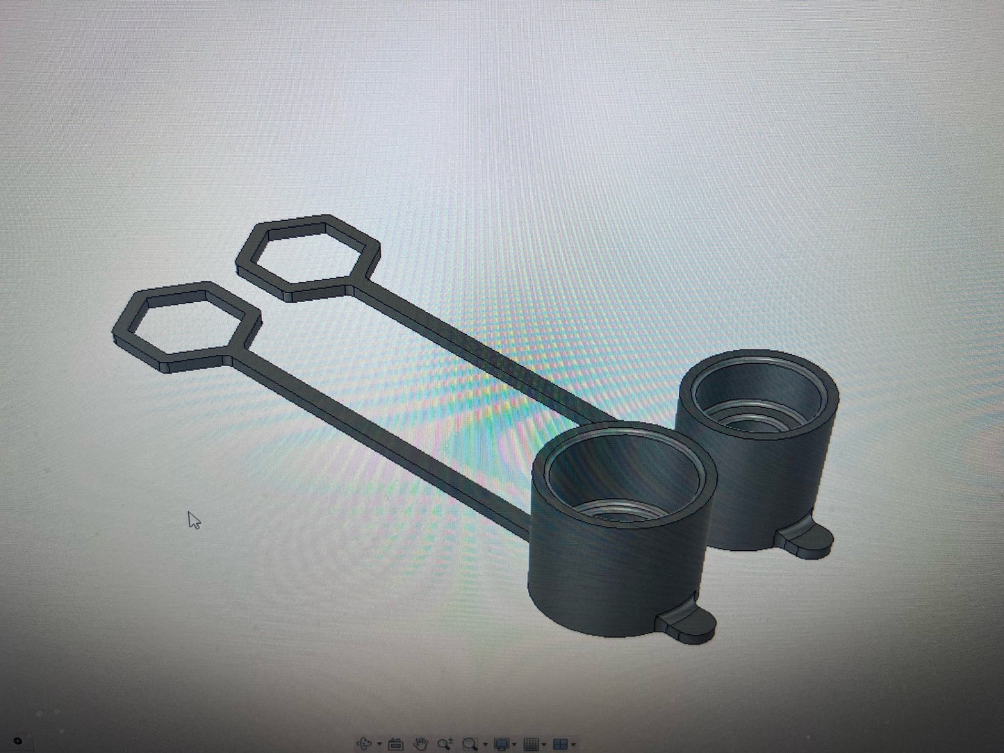 Remote Transmission Cooler Quick Disconnect Dust Caps with Tethers - Wonderland 3D Printing