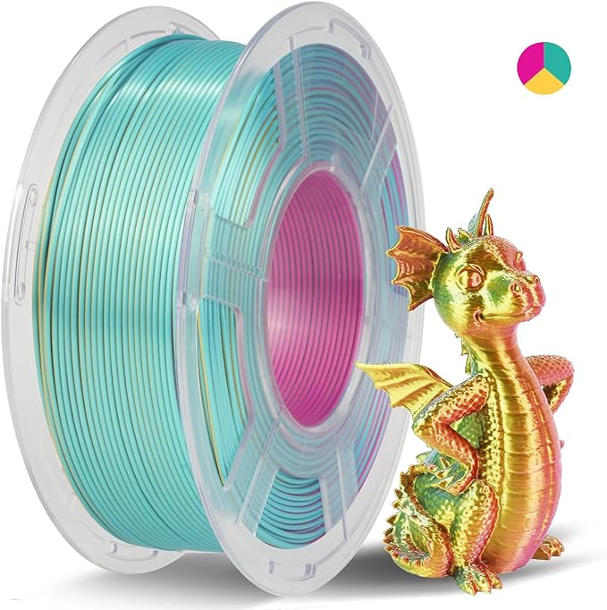 3D Printed Crystal Dragon, Dragon Egg, Articulated Dragon Figurine, Toddler Room Decor, Dragon Toy Handmade Flexi Toys, Bookshelf Decor - Wonderland 3D Printing