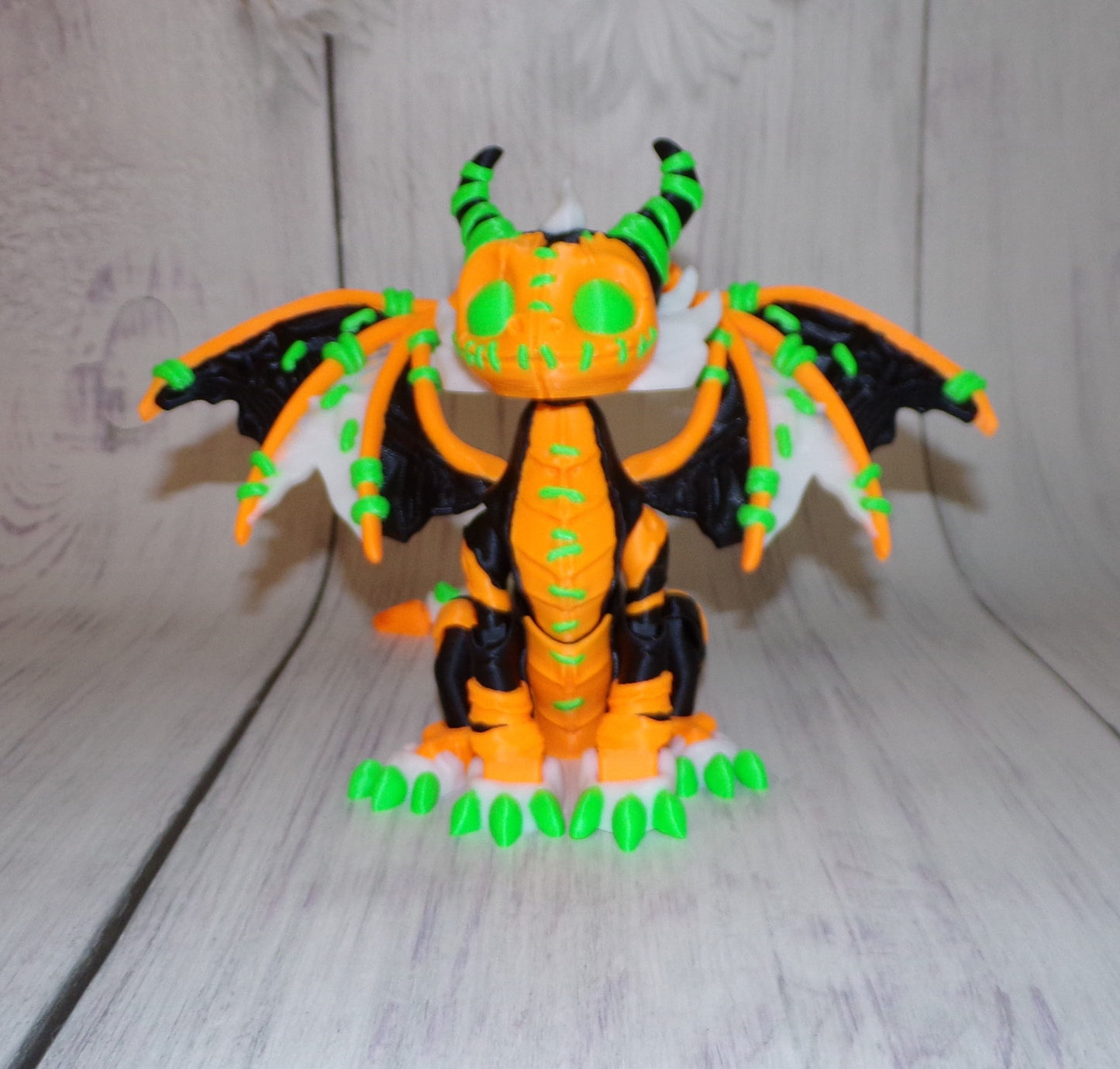 Stuffed Dragon 3D Printed Articulated FIgurine - Wonderland 3D Printing 