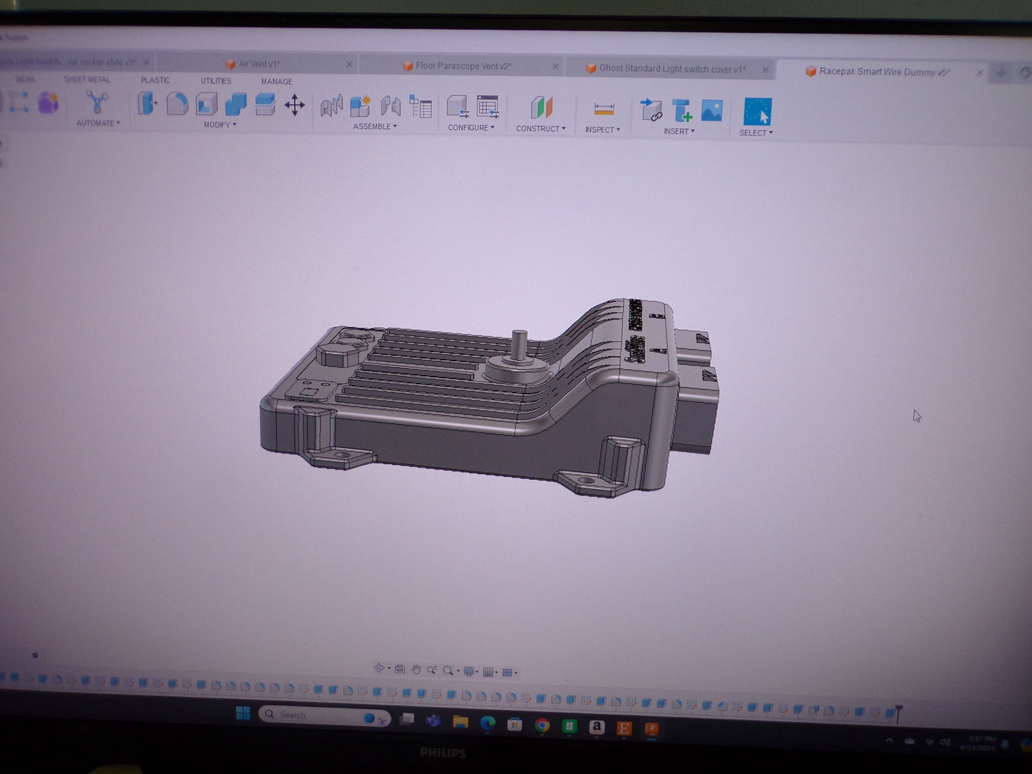 Racepak Smartwire Dummy for Fab, Wiring and Mock up - Wonderland 3D Printing 