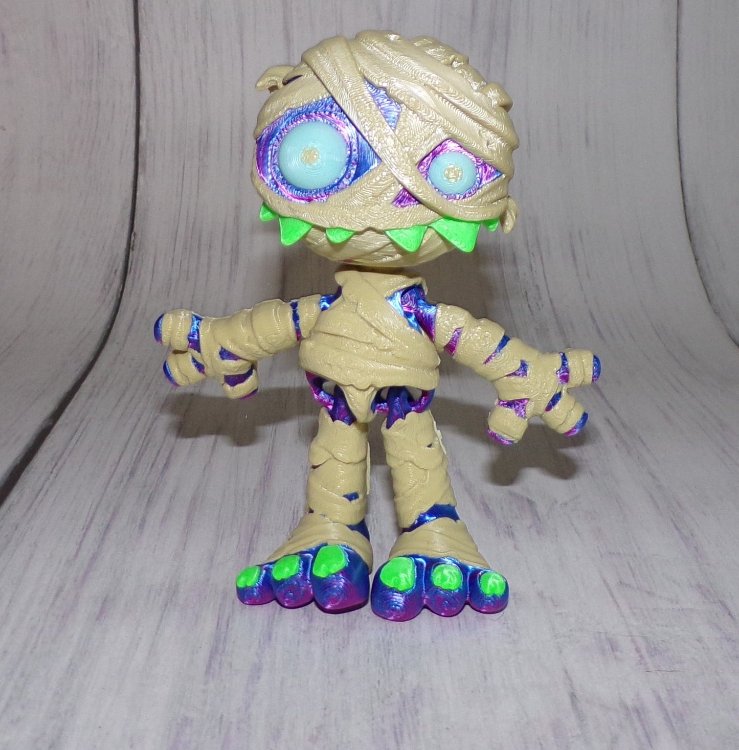 Mummy 3d printed Articulated Figurine - Wonderland 3D Printing 