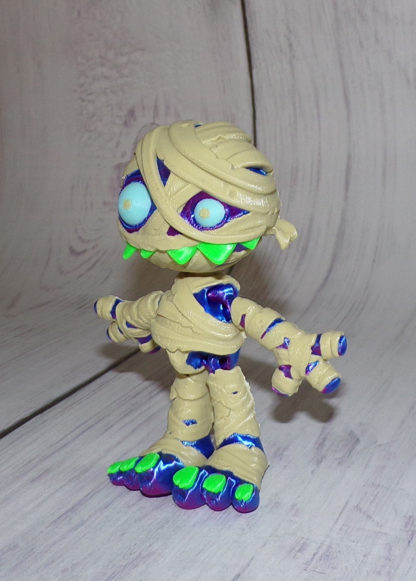 Mummy 3d printed Articulated Figurine - Wonderland 3D Printing 