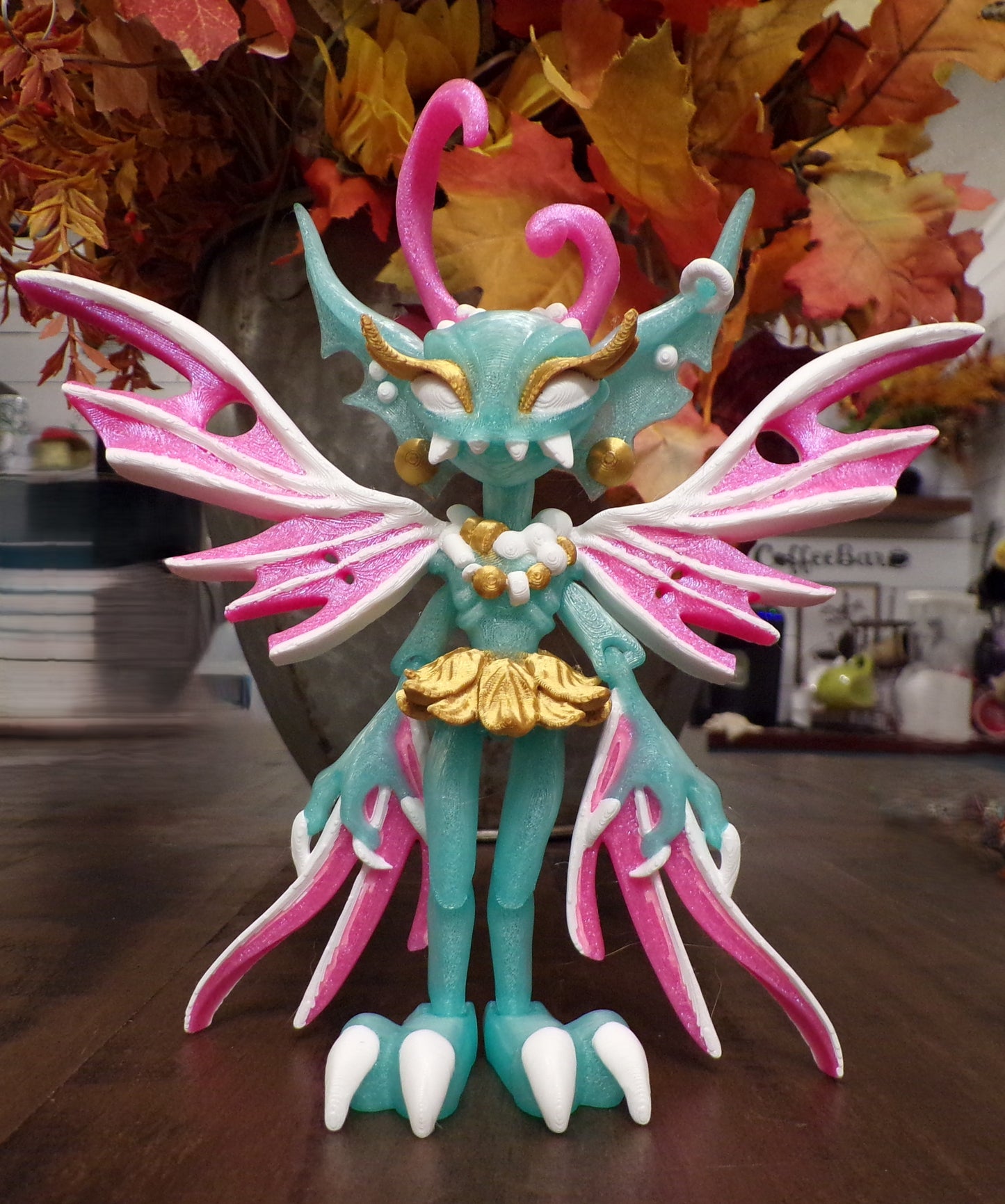 Creepy Fairy 3D Printed Articulated Figurine - Wonderland 3D Printing 