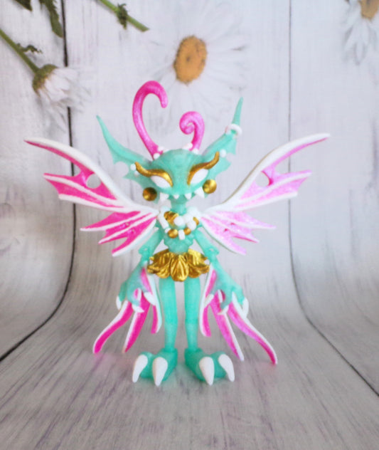 Creepy Fairy 3D Printed Articulated Figurine - Wonderland 3D Printing 